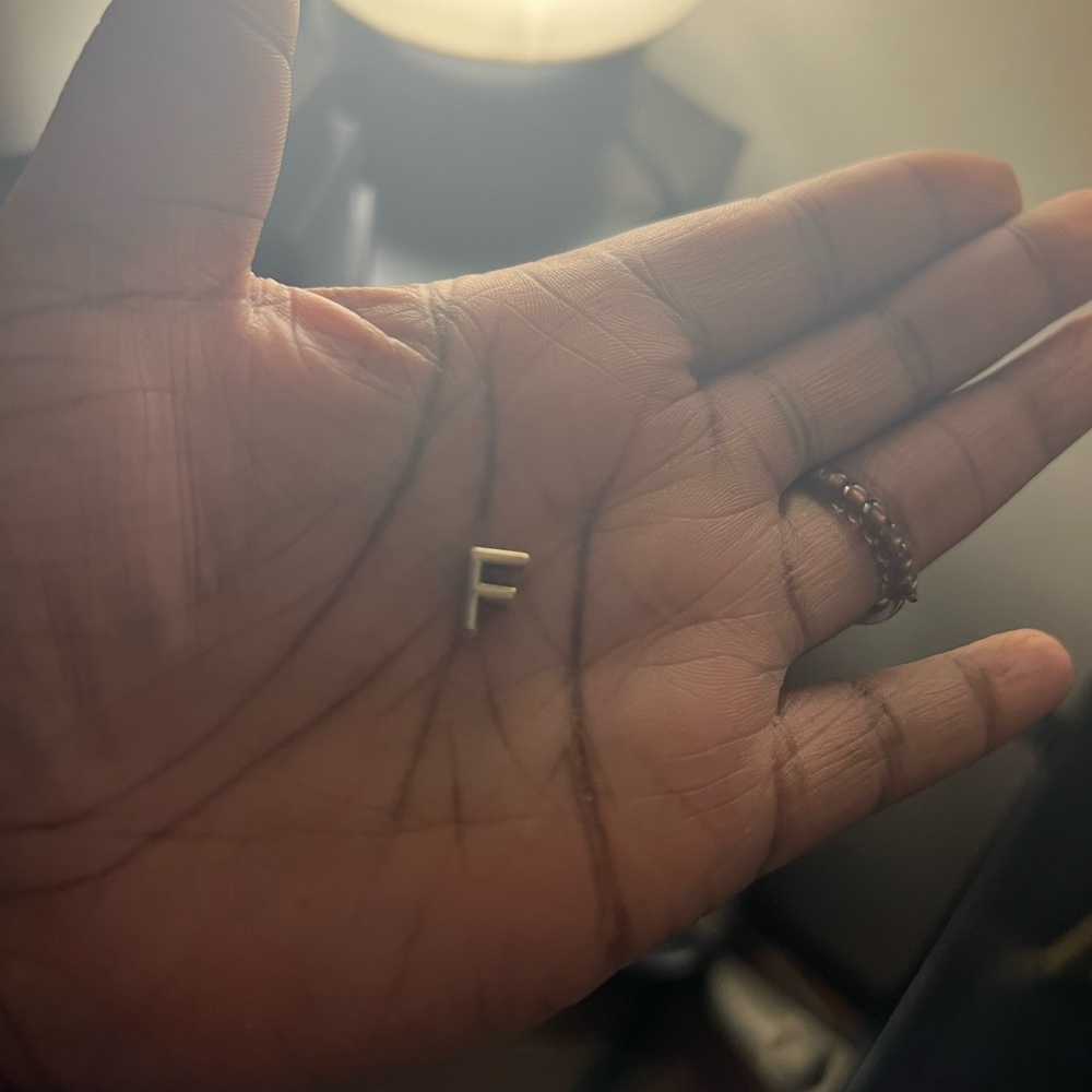 Pandora Silver Alphabet F Charm